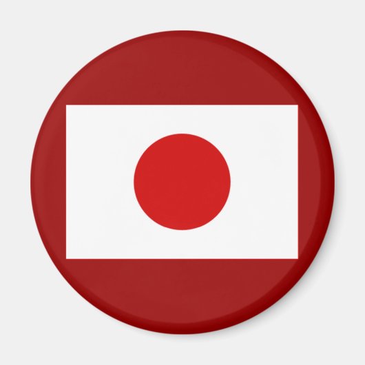 Japanse vlag magneet (Voorkant)