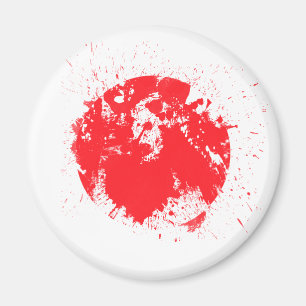 Japanse vlag magneet