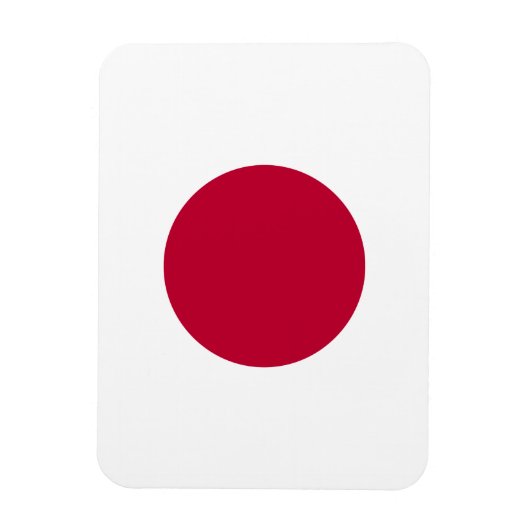Japanse vlag magneet (Verticaal)