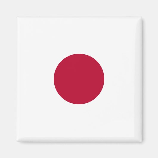 Japanse vlag magneet (Voorkant)