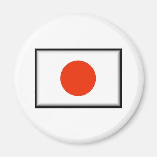 Japanse vlag magneet (Voorkant)