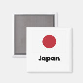 Japanse vlag magneet (Voorkant / Achterkant)