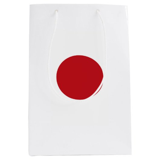 Japanse vlag medium cadeauzakje (Voorkant)