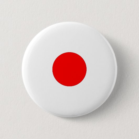 Japanse vlag met zware grunge ronde button 5,7 cm (Voorkant)