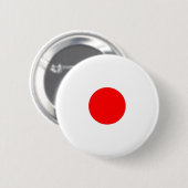 Japanse vlag met zware grunge ronde button 5,7 cm (Voorkant /achterkant)