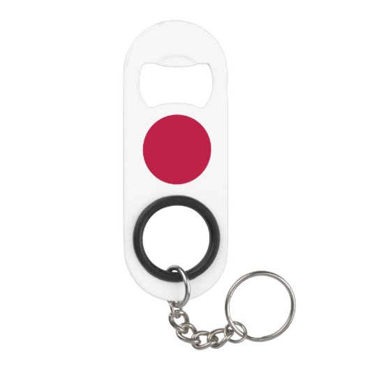 Japanse vlag mini flessenopener (Achterkant)