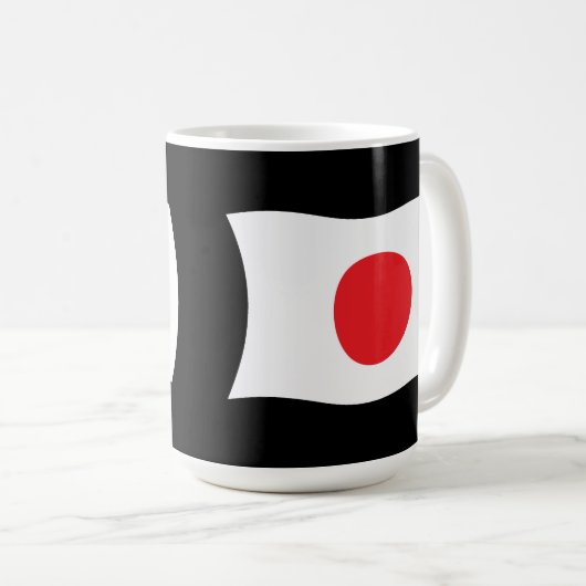 Japanse vlag-Mok Koffiemok (Voorkant rechts)