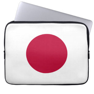 Japanse vlag Nisshoki Laptop Sleeve