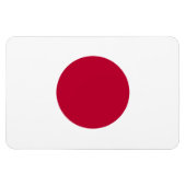 Japanse vlag Nisshoki Magneet (Horizontaal)