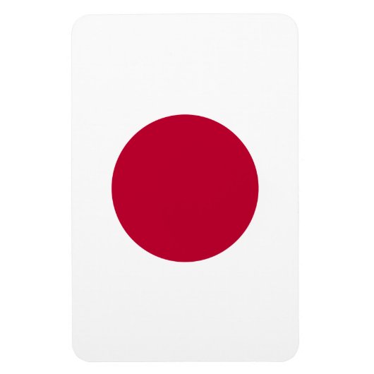 Japanse vlag Nisshoki Magneet (Verticaal)