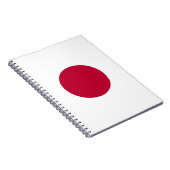 Japanse vlag Nisshoki Notitieboek (Rechterzijde)