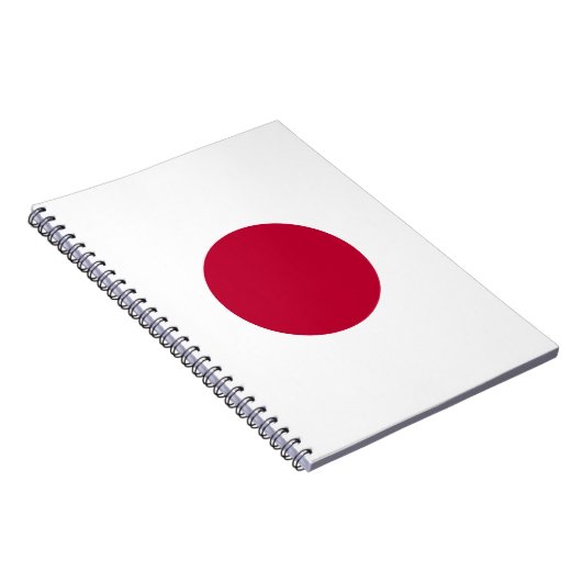 Japanse vlag Nisshoki Notitieboek (Rechterzijde)