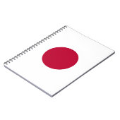 Japanse vlag Nisshoki Notitieboek (Linkerzijde)