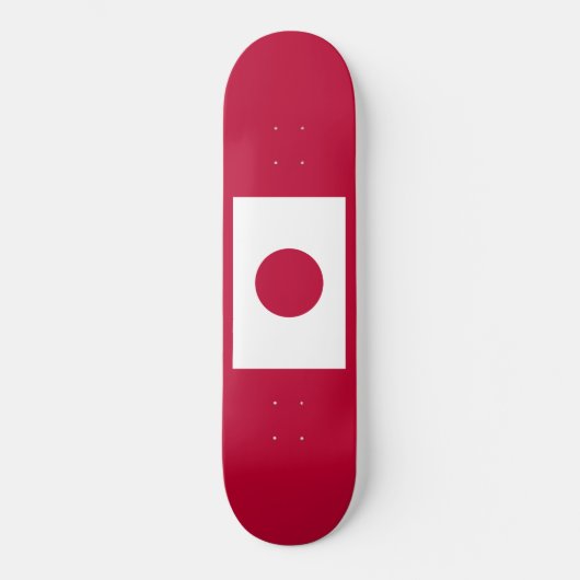 Japanse vlag Nisshoki Persoonlijk Skateboard (Voorkant)