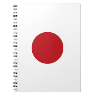 Japanse vlag notitieboek
