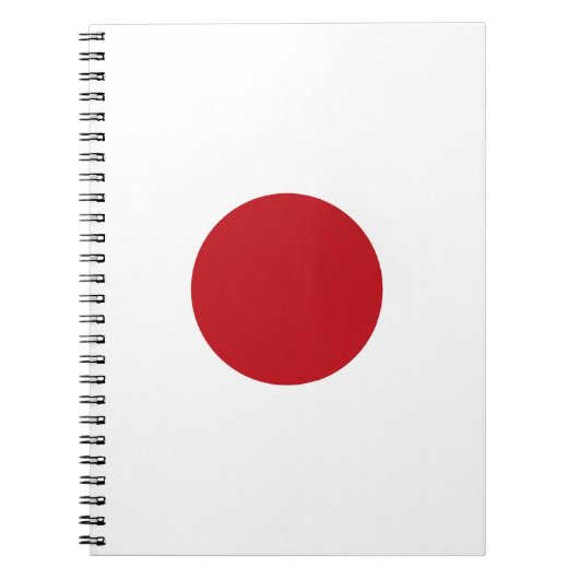 Japanse vlag notitieboek (Voorkant)