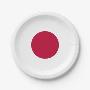 Japanse vlag papieren bordje