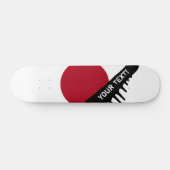 Japanse vlag persoonlijk skateboard (Horizontaal)