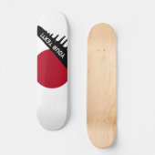 Japanse vlag persoonlijk skateboard (Voorkant)