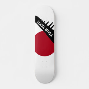 Japanse vlag persoonlijk skateboard