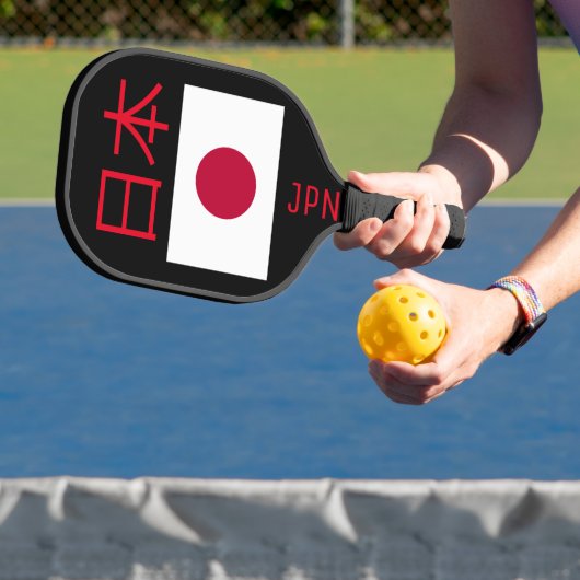 Japanse vlag pickleball paddle (Insitu)