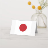 Japanse vlag plaatskaartje (Voorkant)
