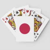 Japanse vlag pokerkaarten (Achterkant)