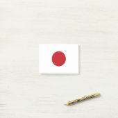 Japanse vlag post-it® notes (Op bureau)