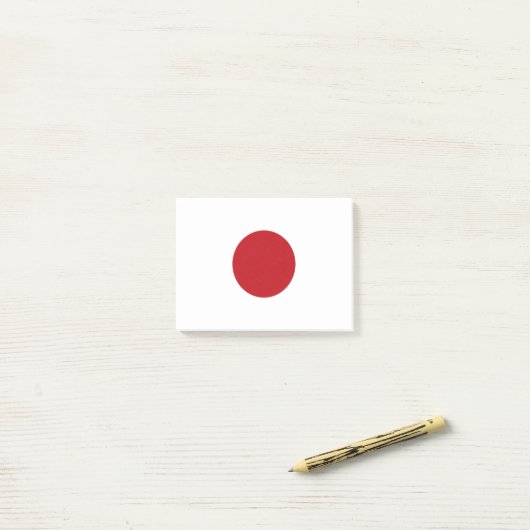 Japanse vlag post-it® notes (Op bureau)