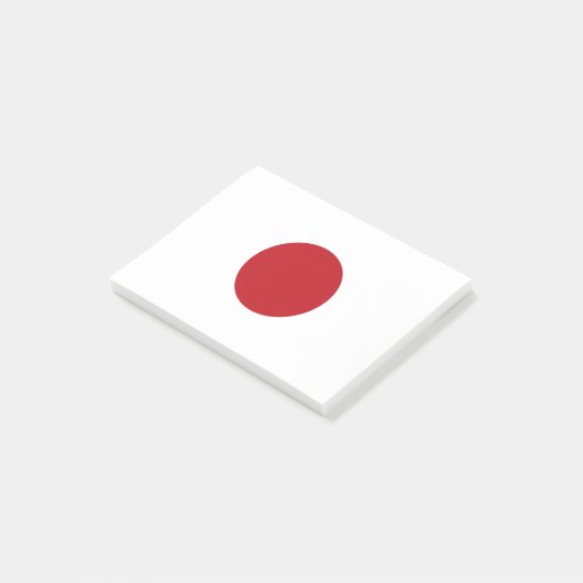 Japanse vlag post-it® notes (Schuin)