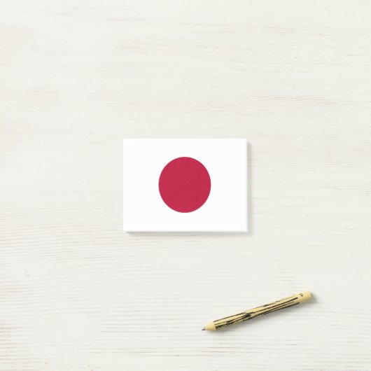 Japanse vlag post-it® notes (Op bureau)
