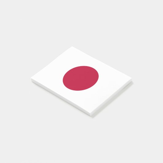 Japanse vlag post-it® notes (Schuin)