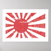  japanse vlag poster (Voorkant)