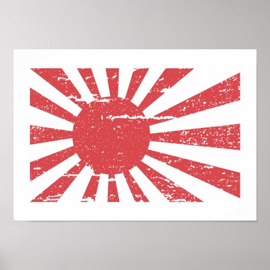  japanse vlag poster (Voorkant)