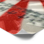 Japanse vlag poster (Hoek)