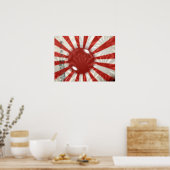 Japanse vlag poster (Keuken)