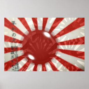 Japanse vlag poster