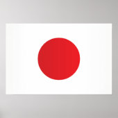 Japanse vlag poster (Voorkant)