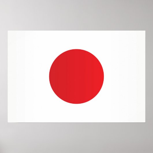 Japanse vlag poster (Voorkant)
