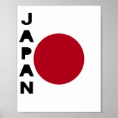 Japanse vlag poster (Voorkant)