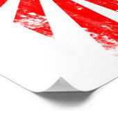 Japanse vlag poster (Hoek)