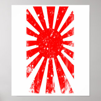 Japanse vlag poster