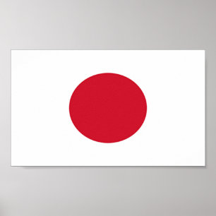 Japanse vlag poster