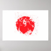 Japanse vlag poster (Voorkant)