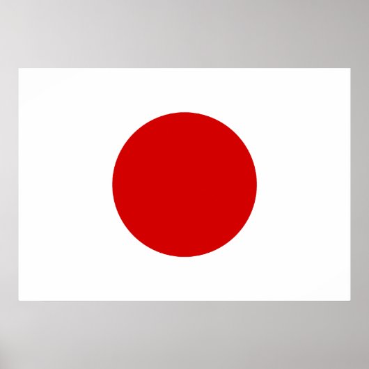 Japanse vlag poster (Voorkant)