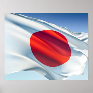 Japanse vlag poster