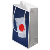 Japanse vlag Pride Gift Bag Klein Cadeauzakje (Achterkant Gekanteld)