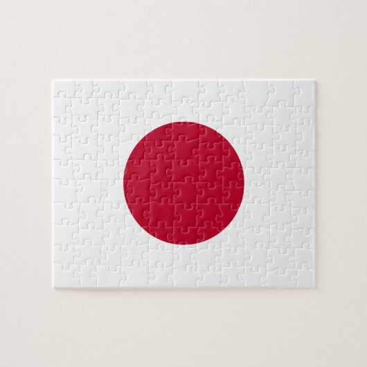 Japanse vlag Puzzle Legpuzzel (Horizontaal)