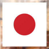 Japanse vlag raamsticker (Vel 2)