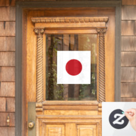 Japanse vlag raamsticker